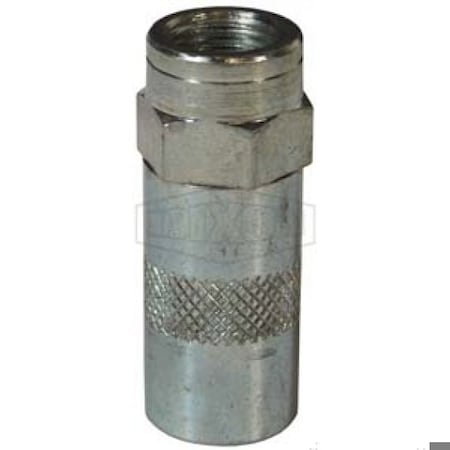 Dixon Grease Whip Hose Coupler, 1/8-27 Nominal, FNPT End Style, Steel GWHCR